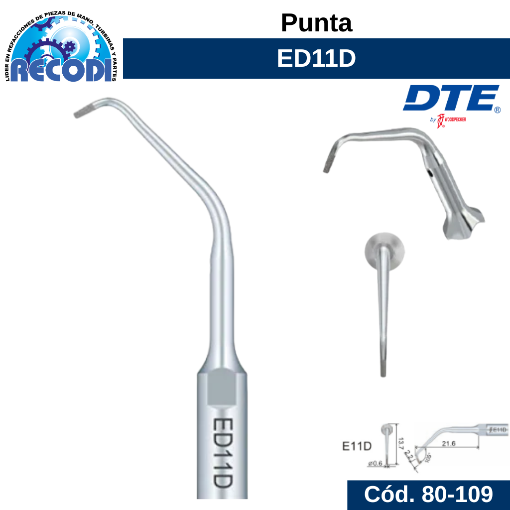 Punta escariador ED11D