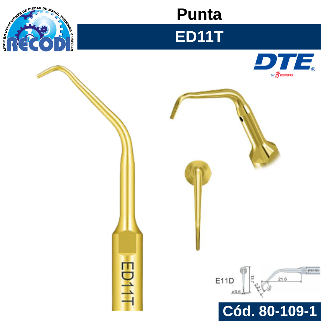 Punta escariador ED11T