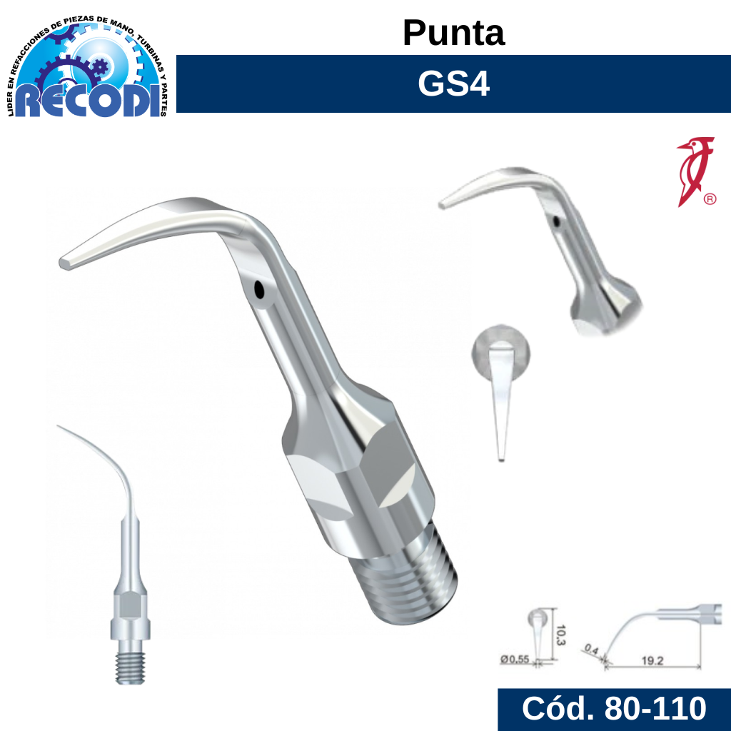 Punta escariador GS4