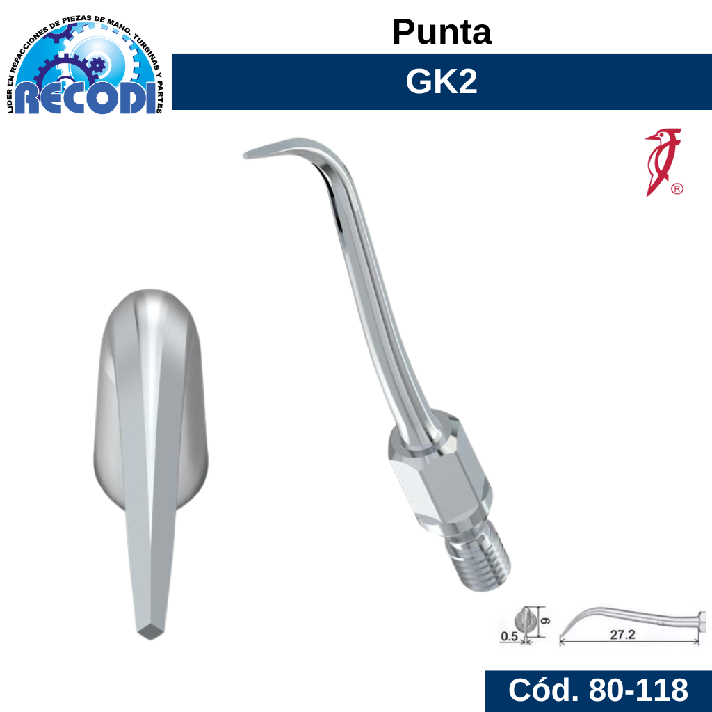 Punta escariador GK2