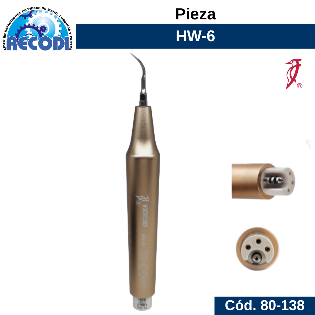 Pieza escariador HW-6