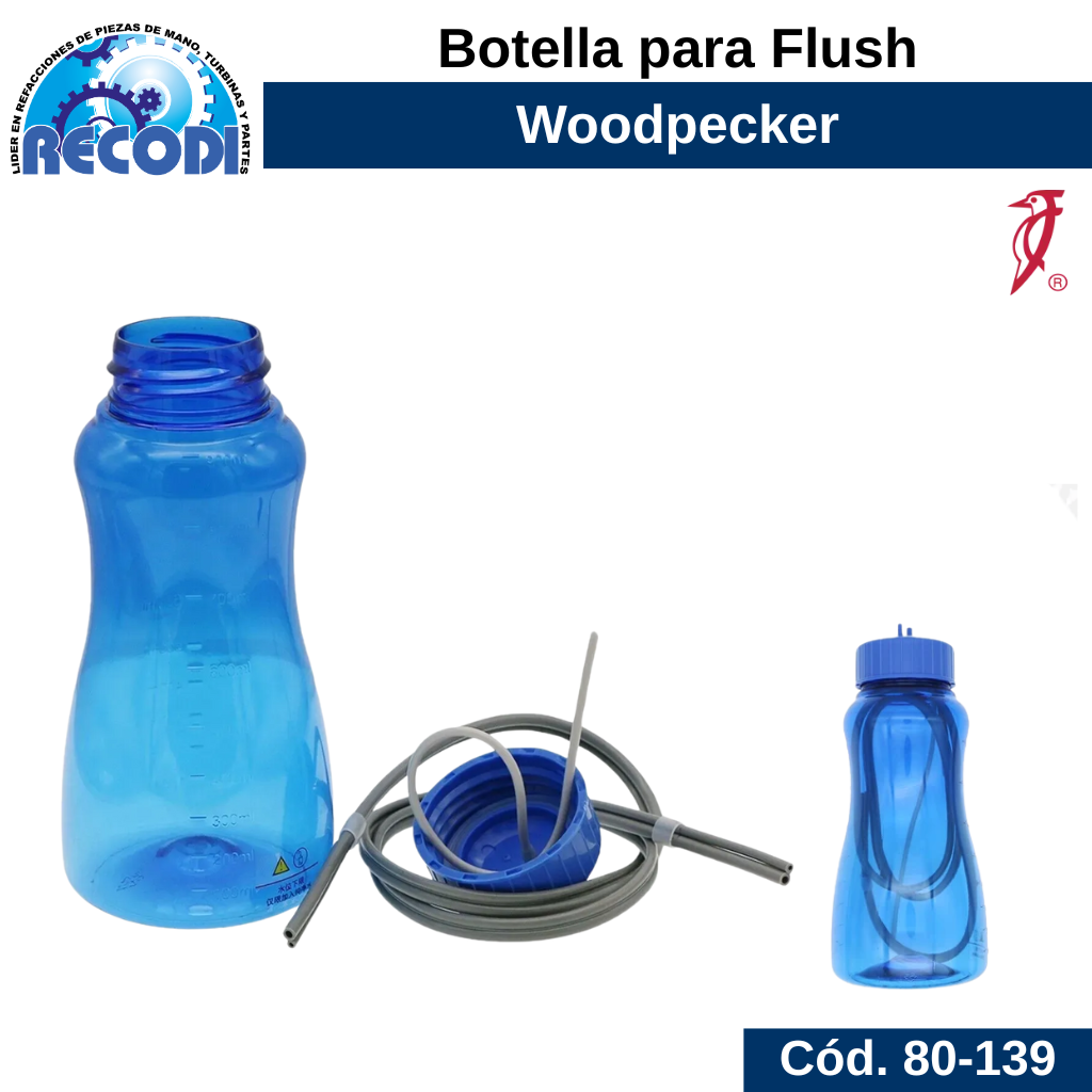 Botella flush p/ escariador