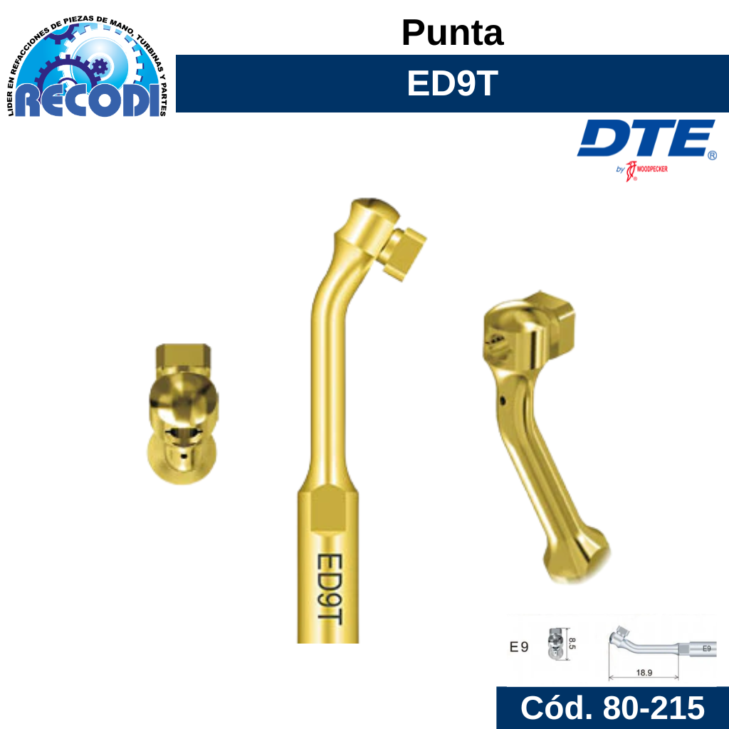 Punta escariador ED9T