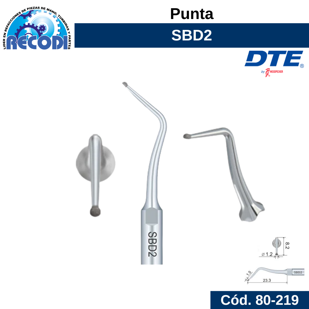 Punta escariador SBD2