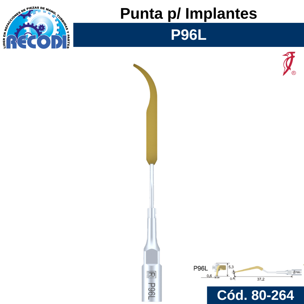 Punta Implantes P96L