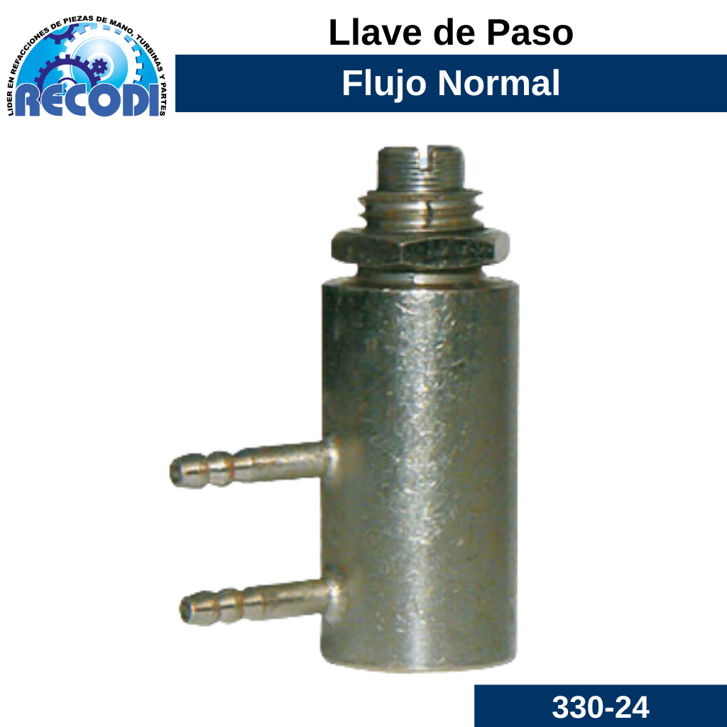 Llave de paso flujo normal