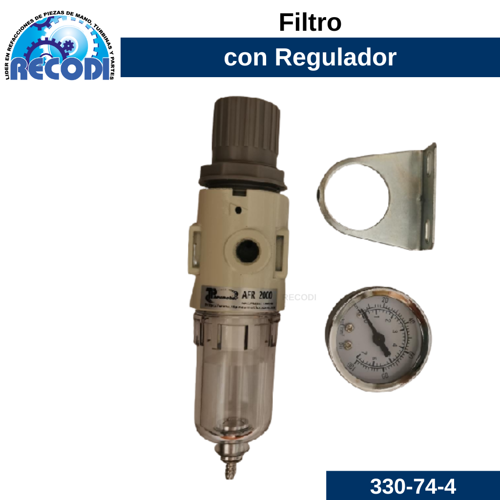 Filtro-regulador Redondo