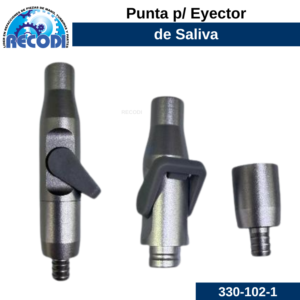 Punta eyector metálica