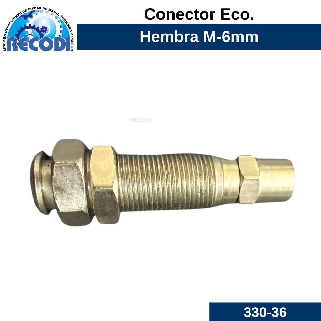Conector rápido hembra p/ agua