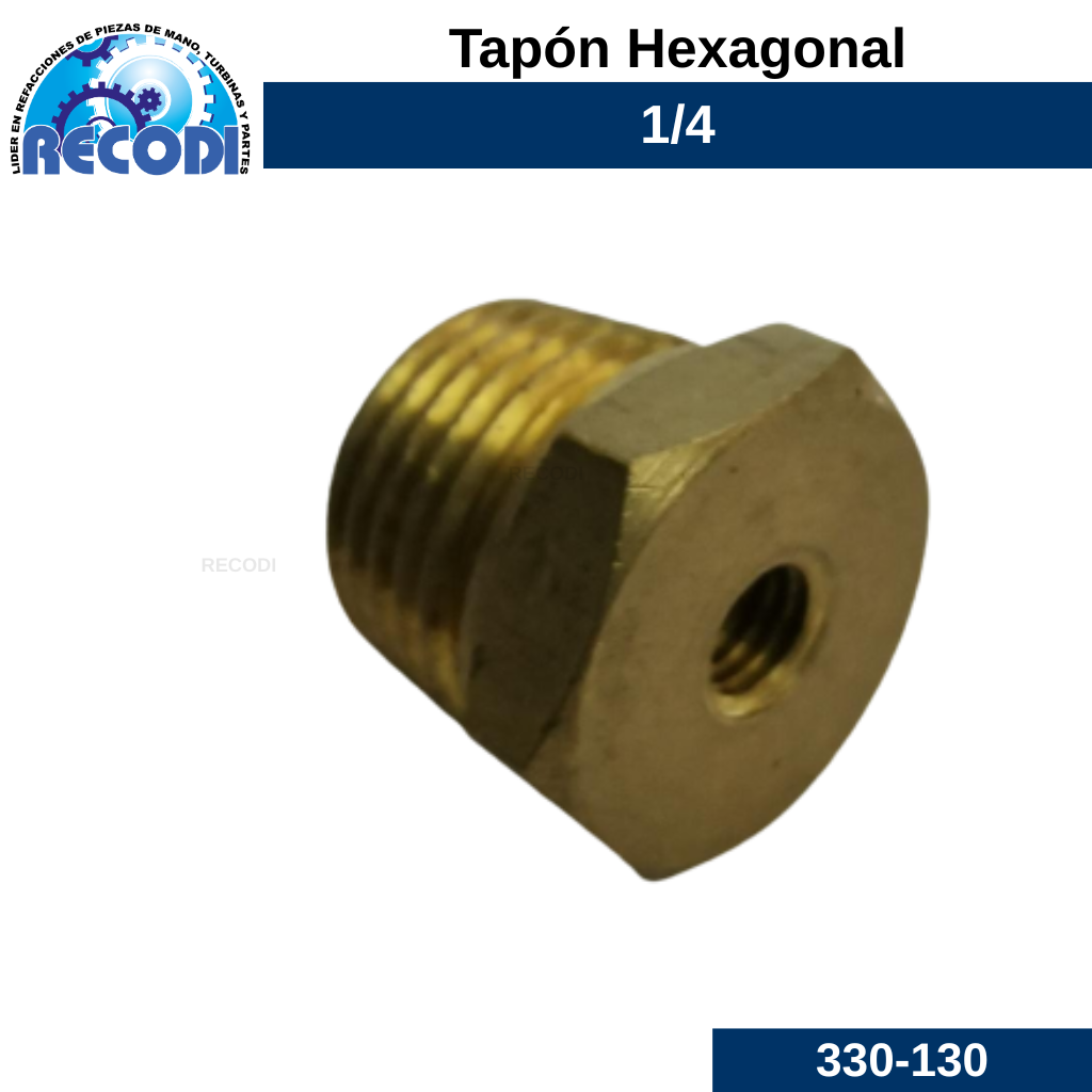 Buje reductor hex 1/4