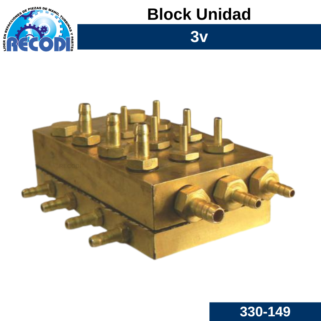 Válvula block de 3 vías