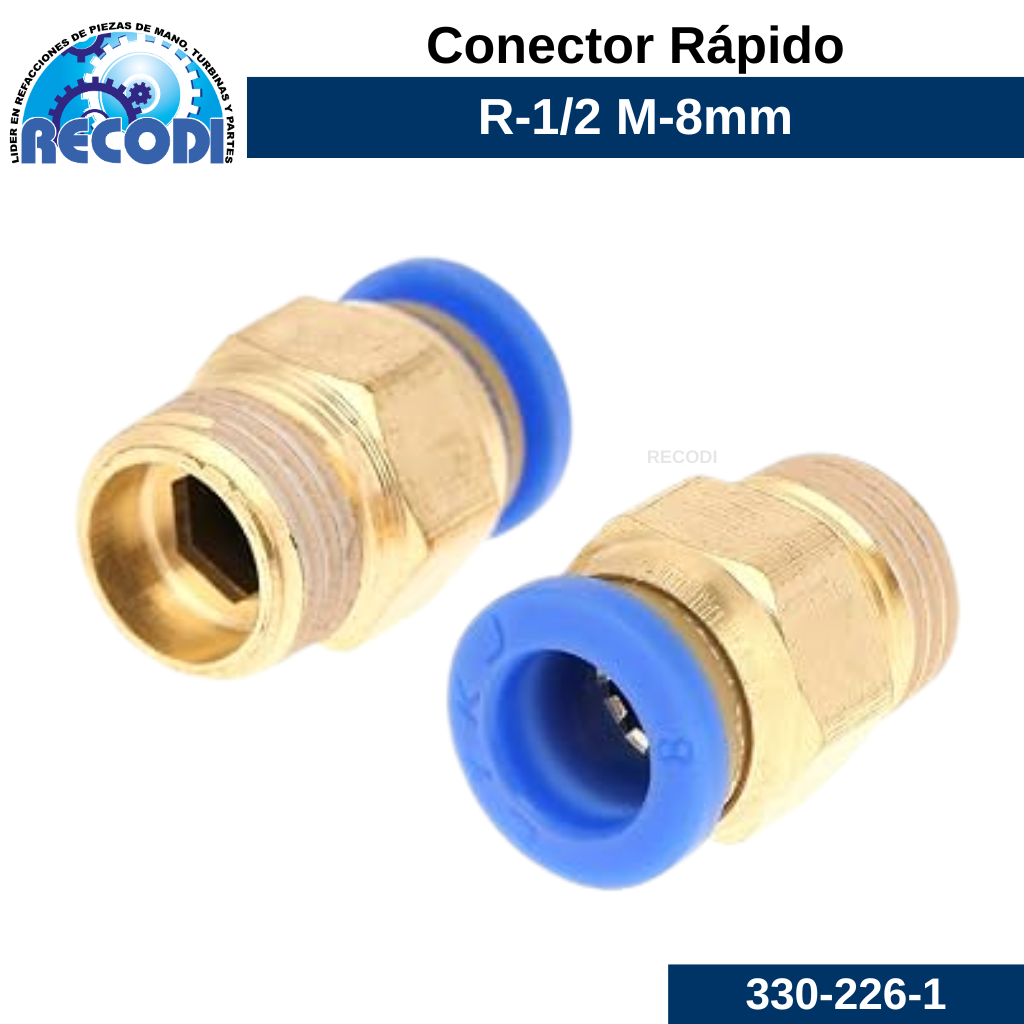 Conector 8x1/2