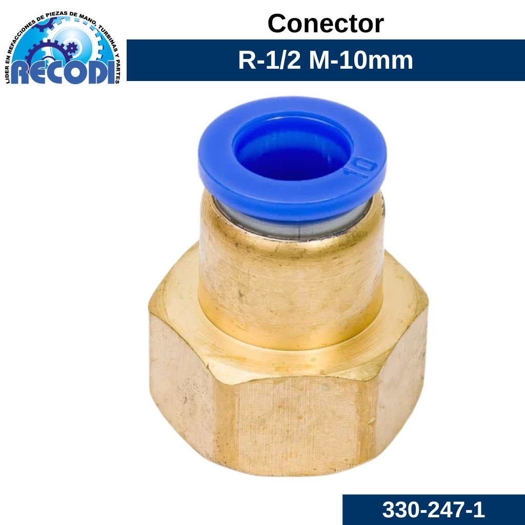 Conector rápido 10x1/2