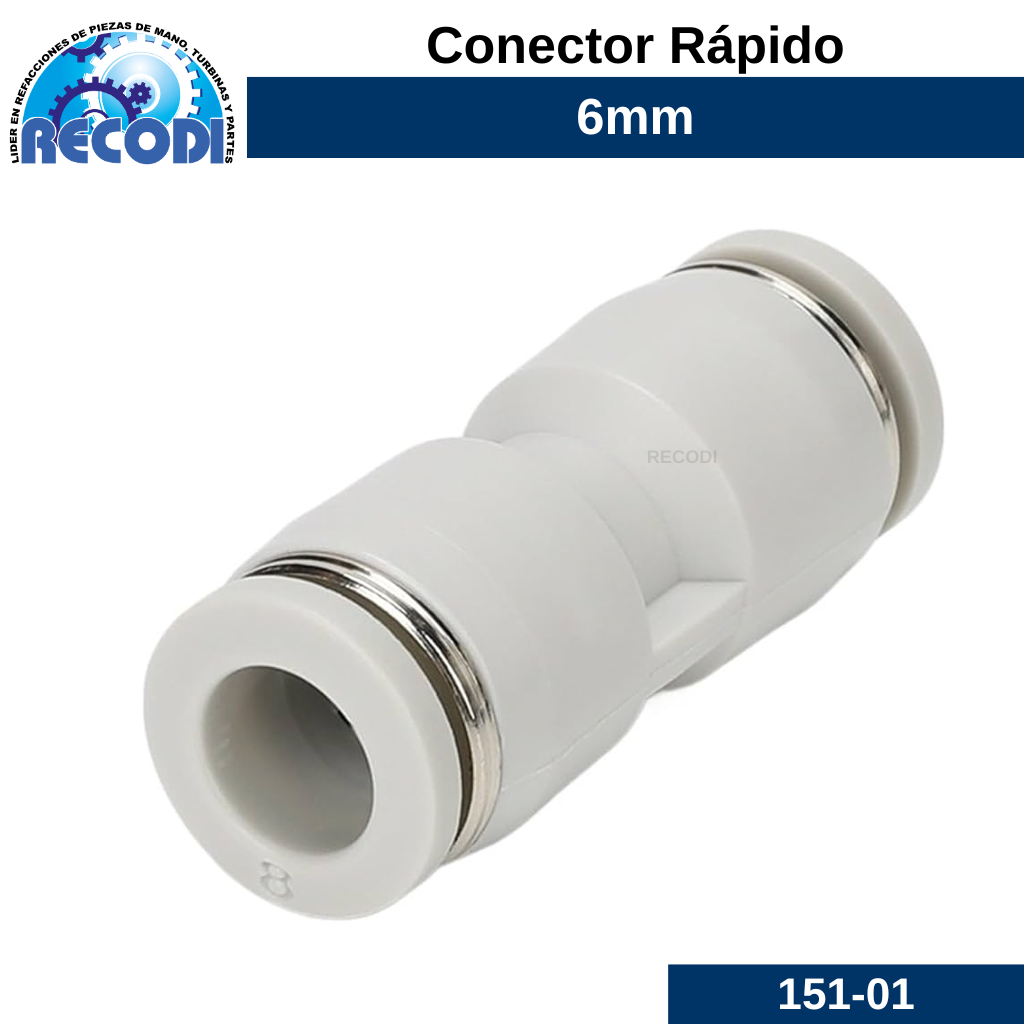 Conector rápido M-6mm