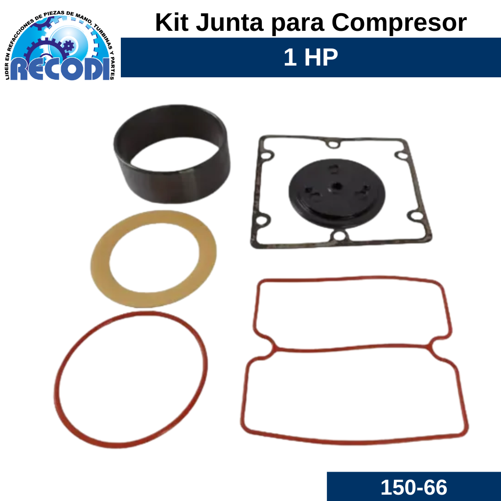 Kit juntas compresor 1HP