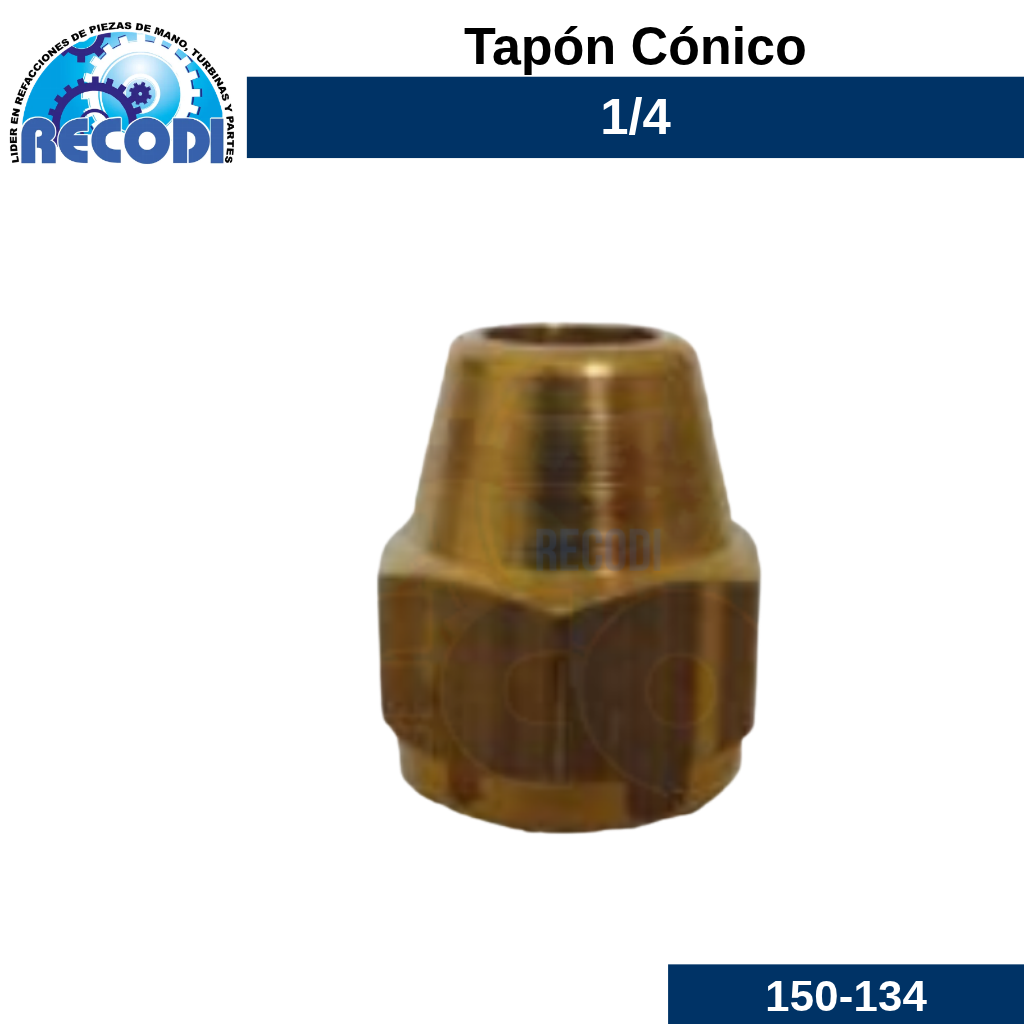 Tuerca cónica 1/8