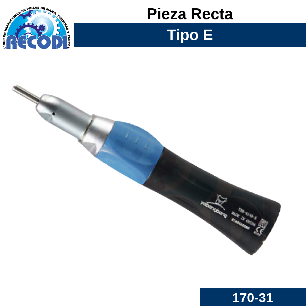 Punta recta negra