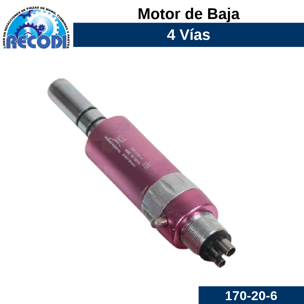Motor tipo E rosa