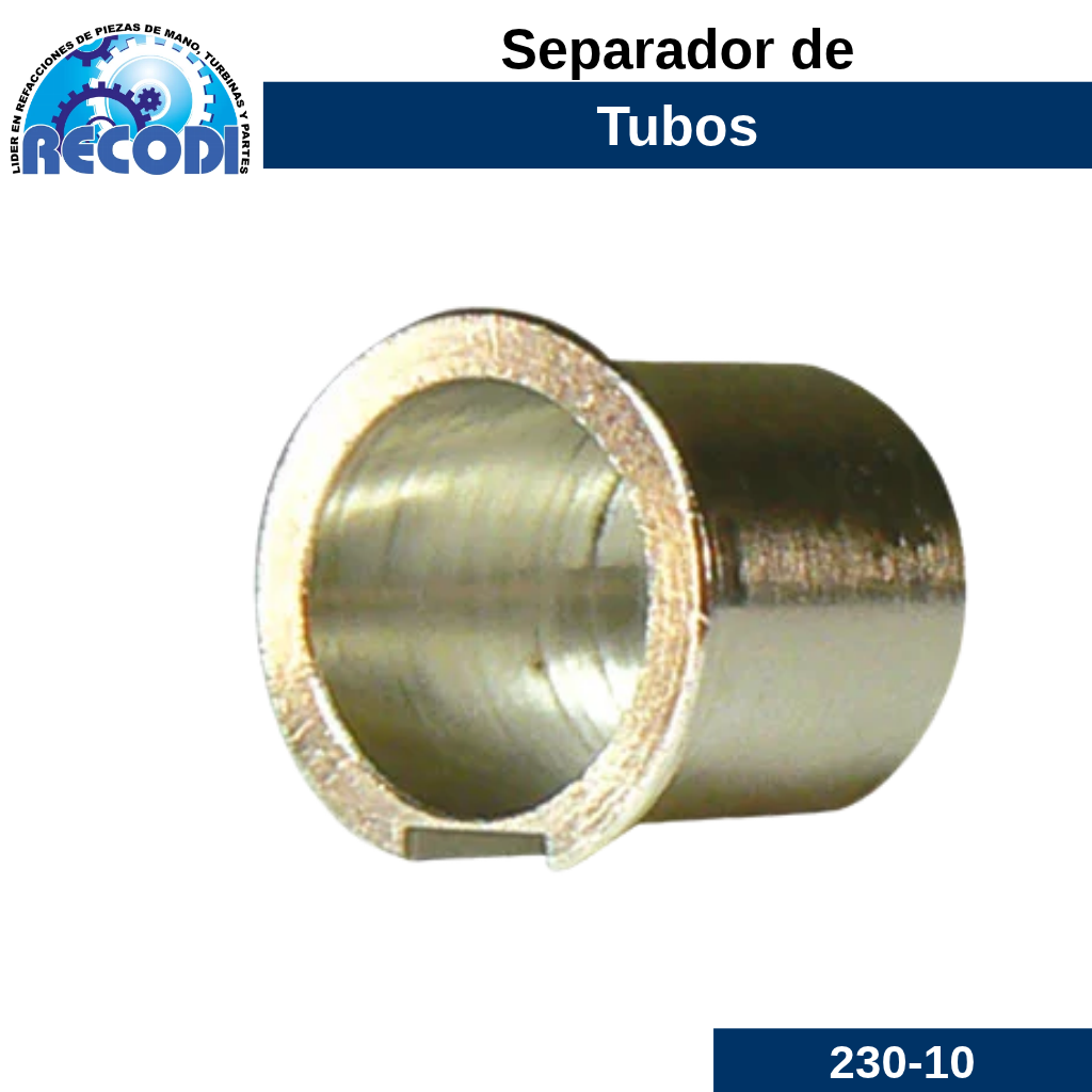 Separador de tubo