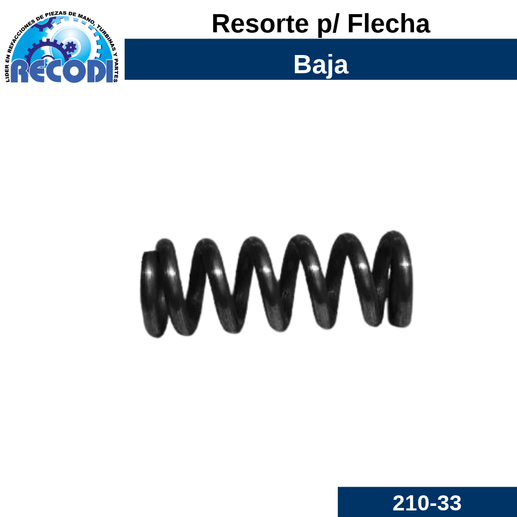 Resorte baja