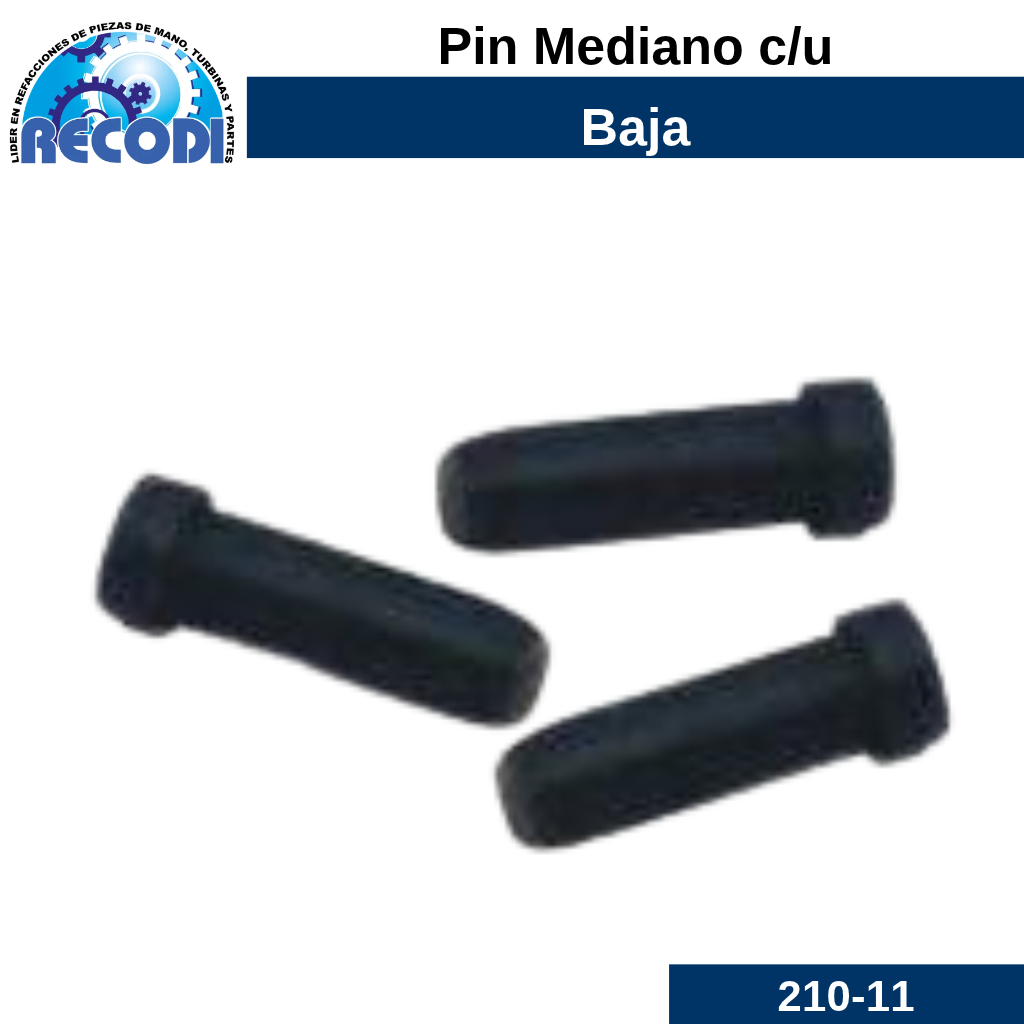 Pin mediano p/ baja