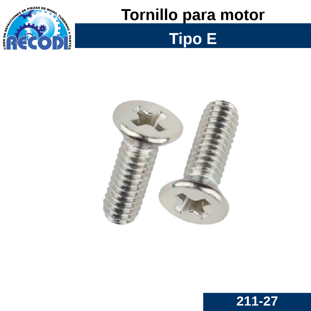 Tornillo motor e