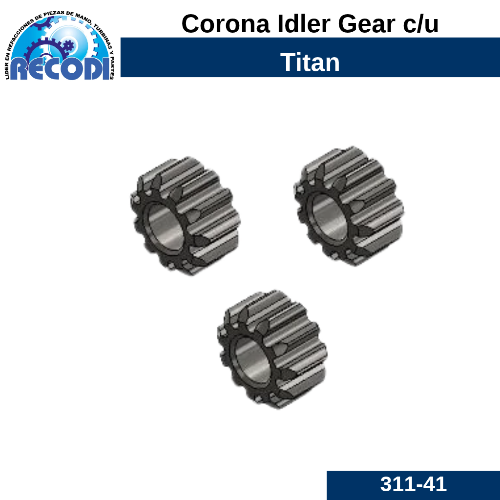 Corona idler gear c/u