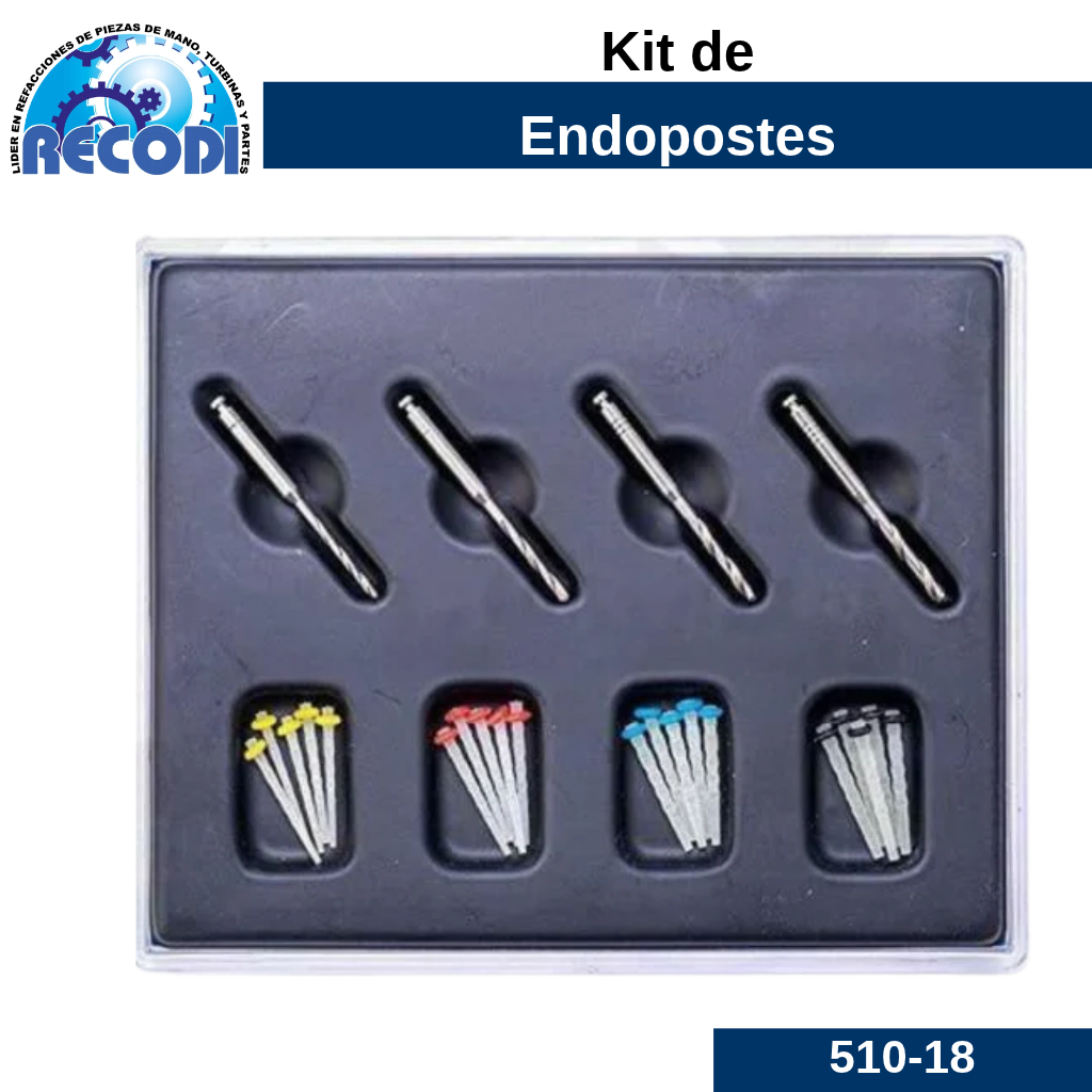 Kit de endopostes con llaves