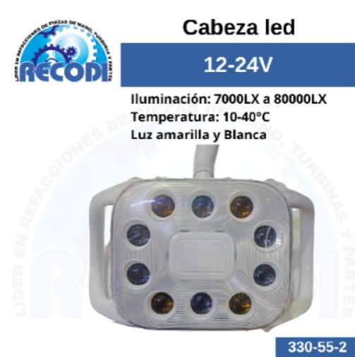Cabeza 10 leds