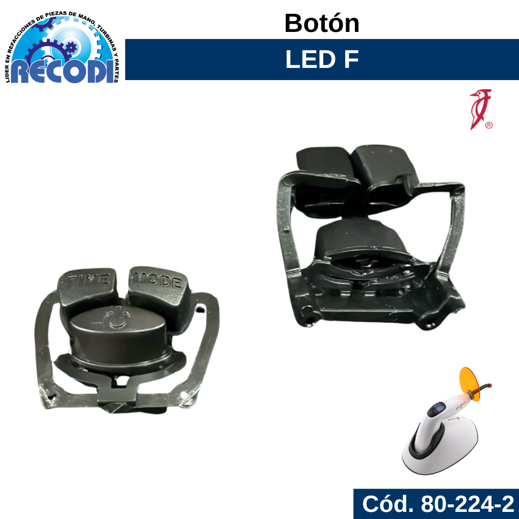 Botón p/ LED F