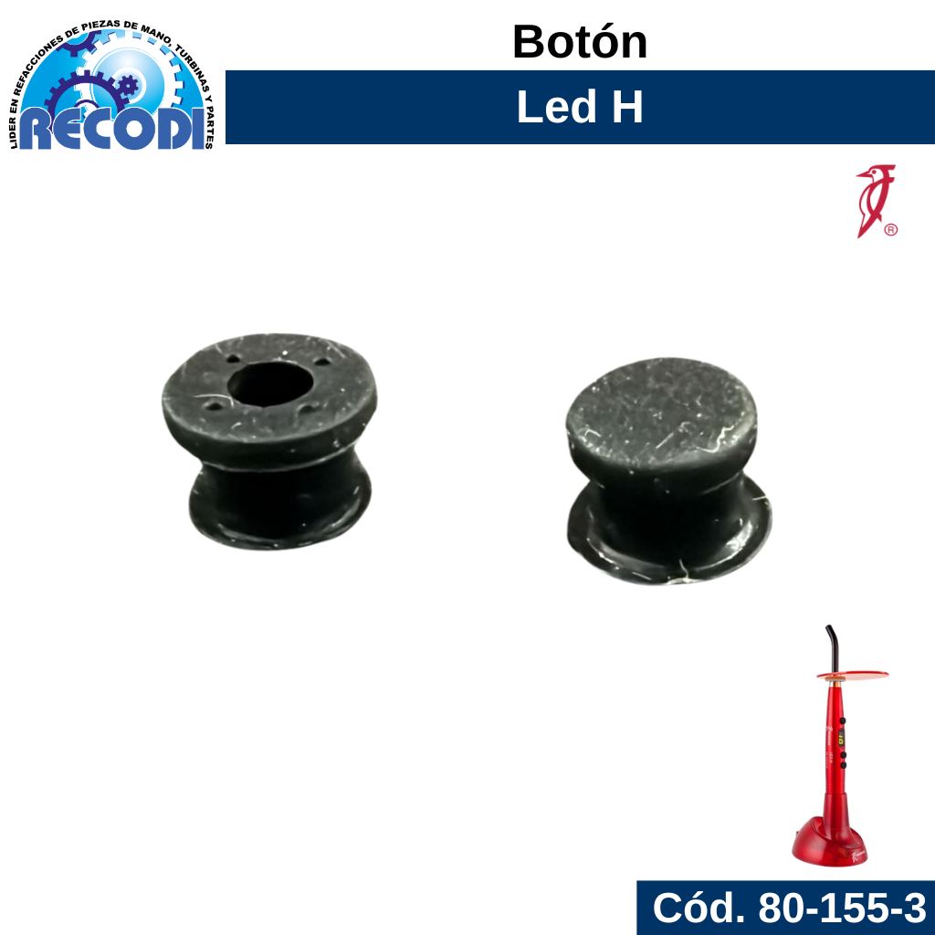 Botón led 002 p/ LED H