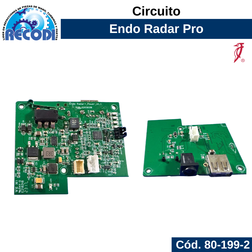Circuito USB p/ Endo Radar Pro