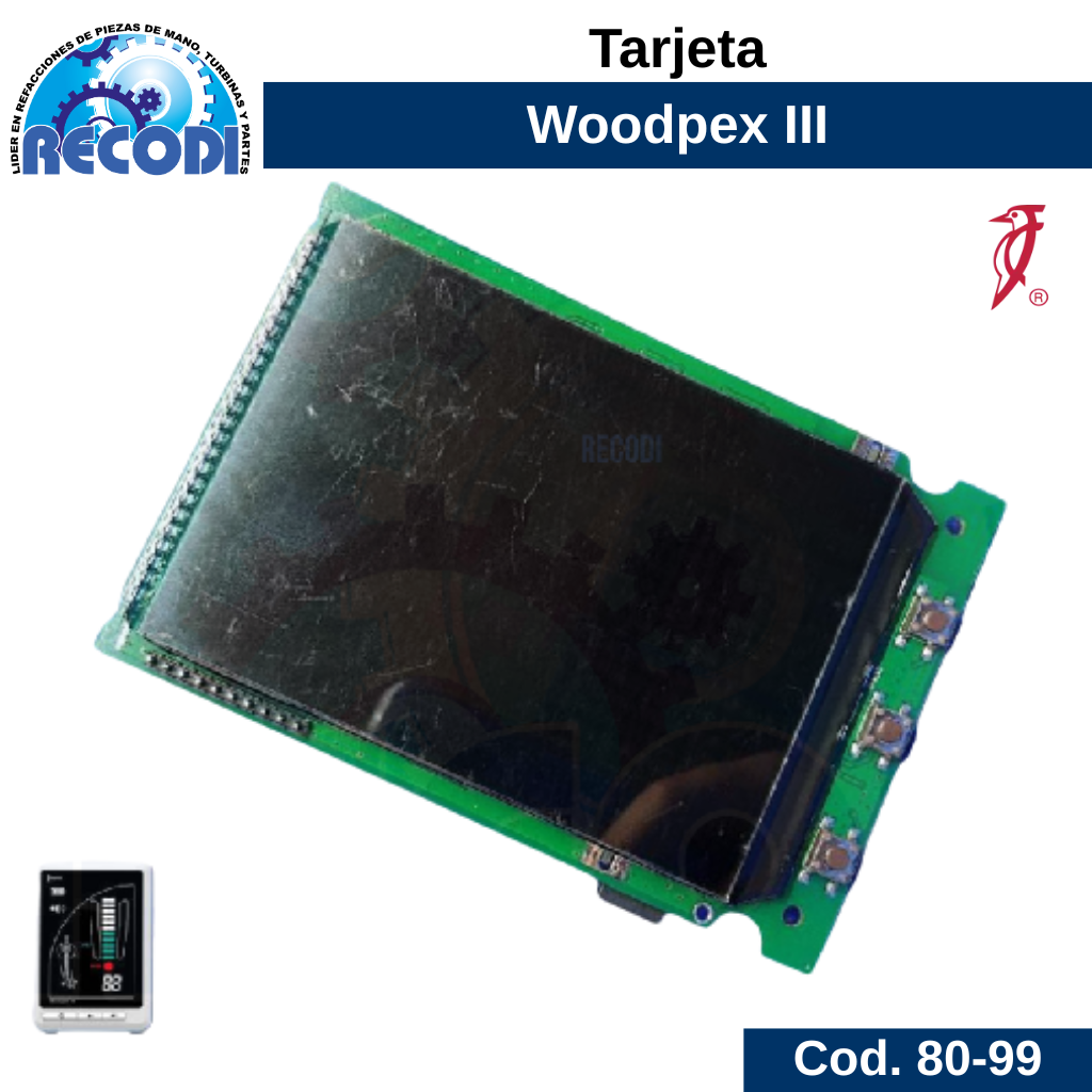 Tarjeta Localizador Woodpex III