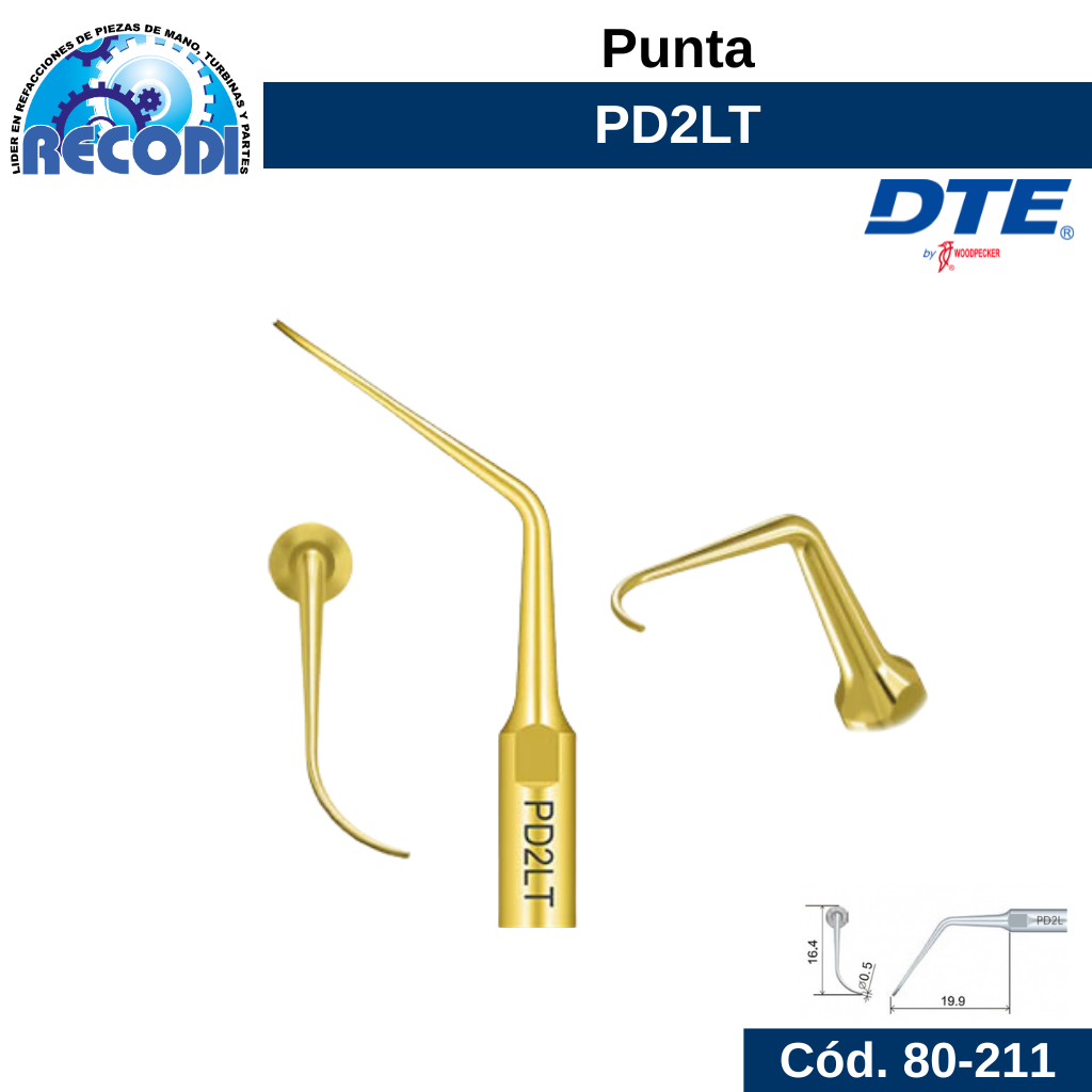 Punta escariador PD2LT