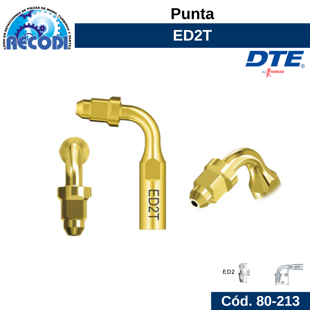 Punta escariador ED2T