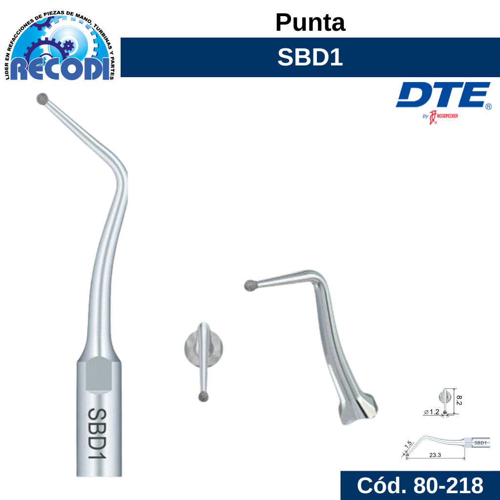 Punta escariador SBD1