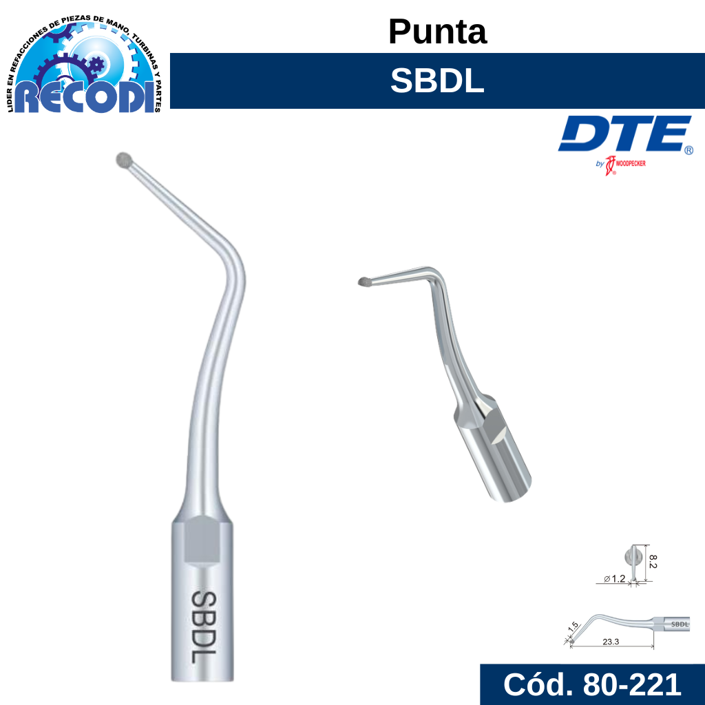 Punta escariador SBDL