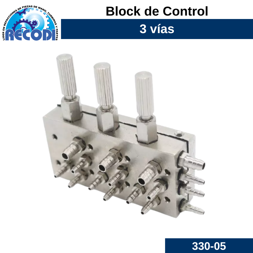 Block de control 3 vías