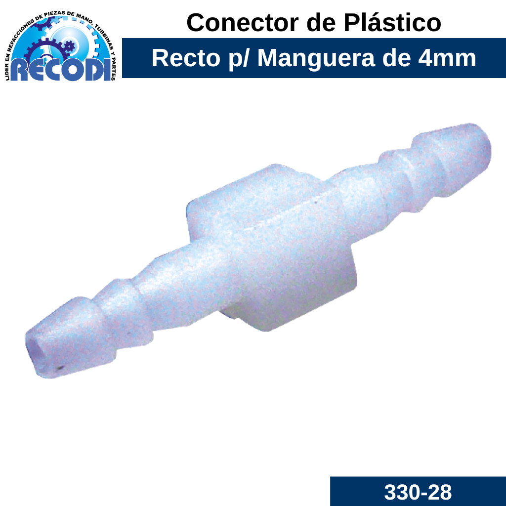 Conector plástico 3/16