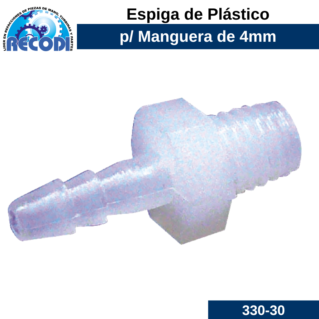Espiga plástico 3/16