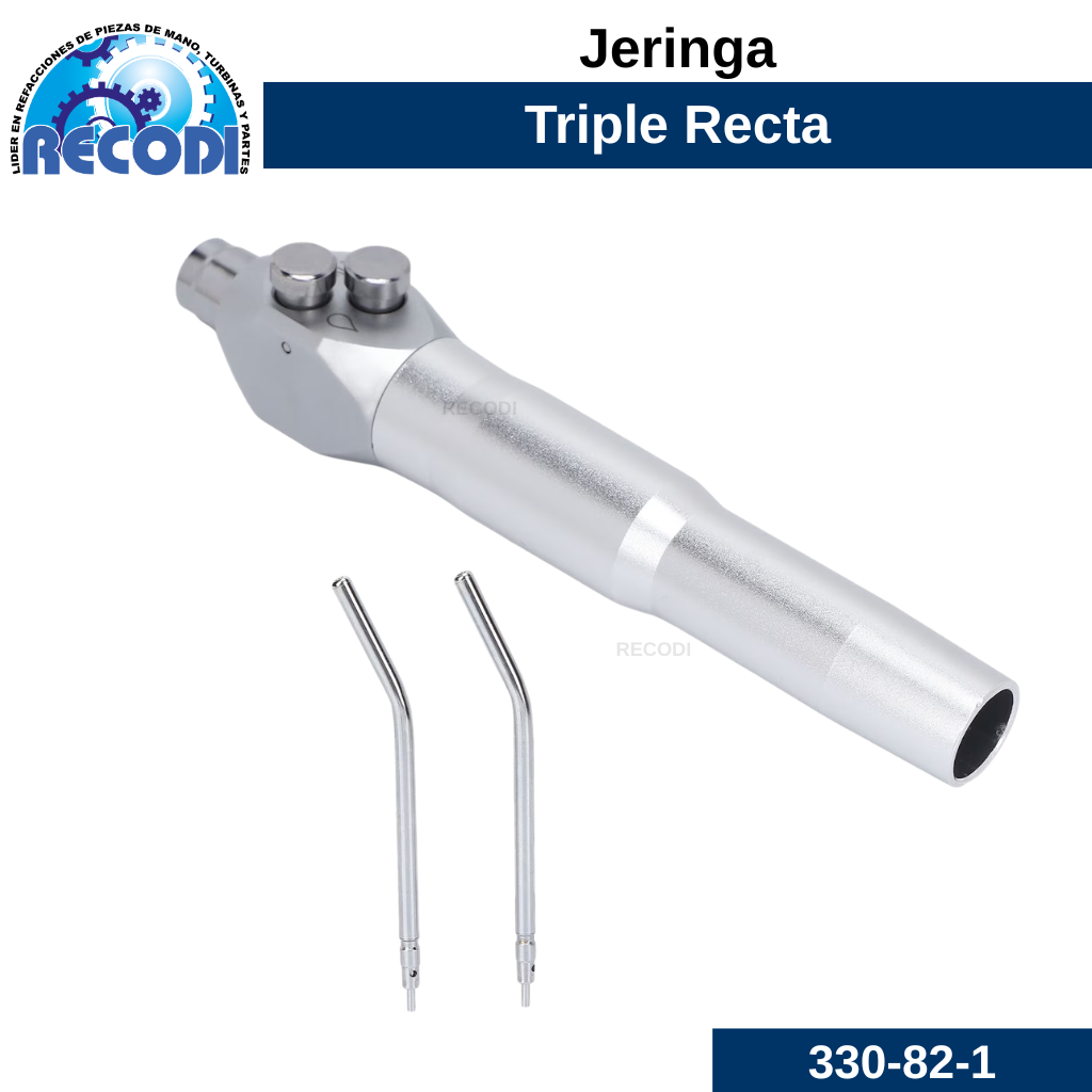Jeringa triple recta