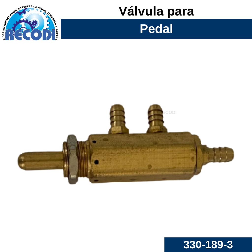 Válvula larga p/ pedal