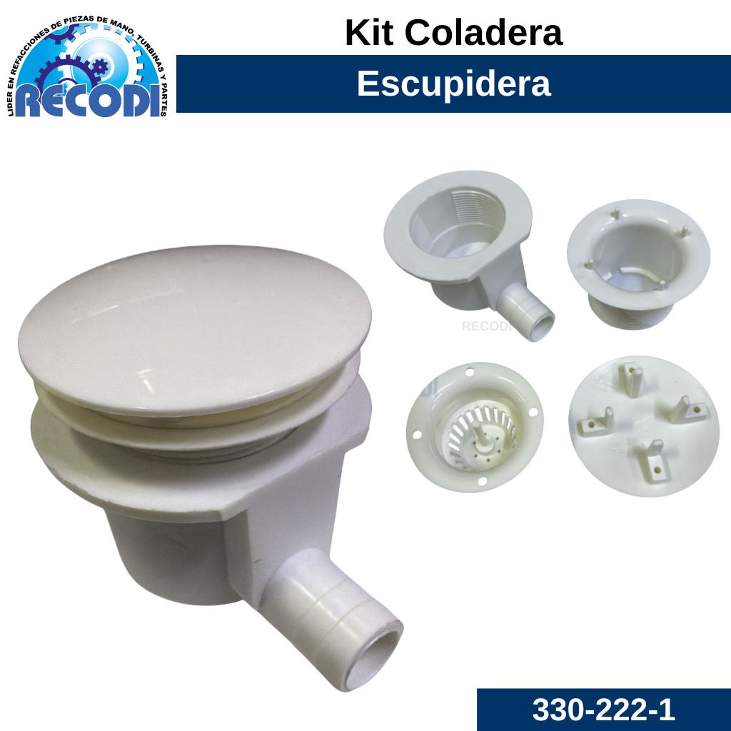 Kit Coladera Escupidera