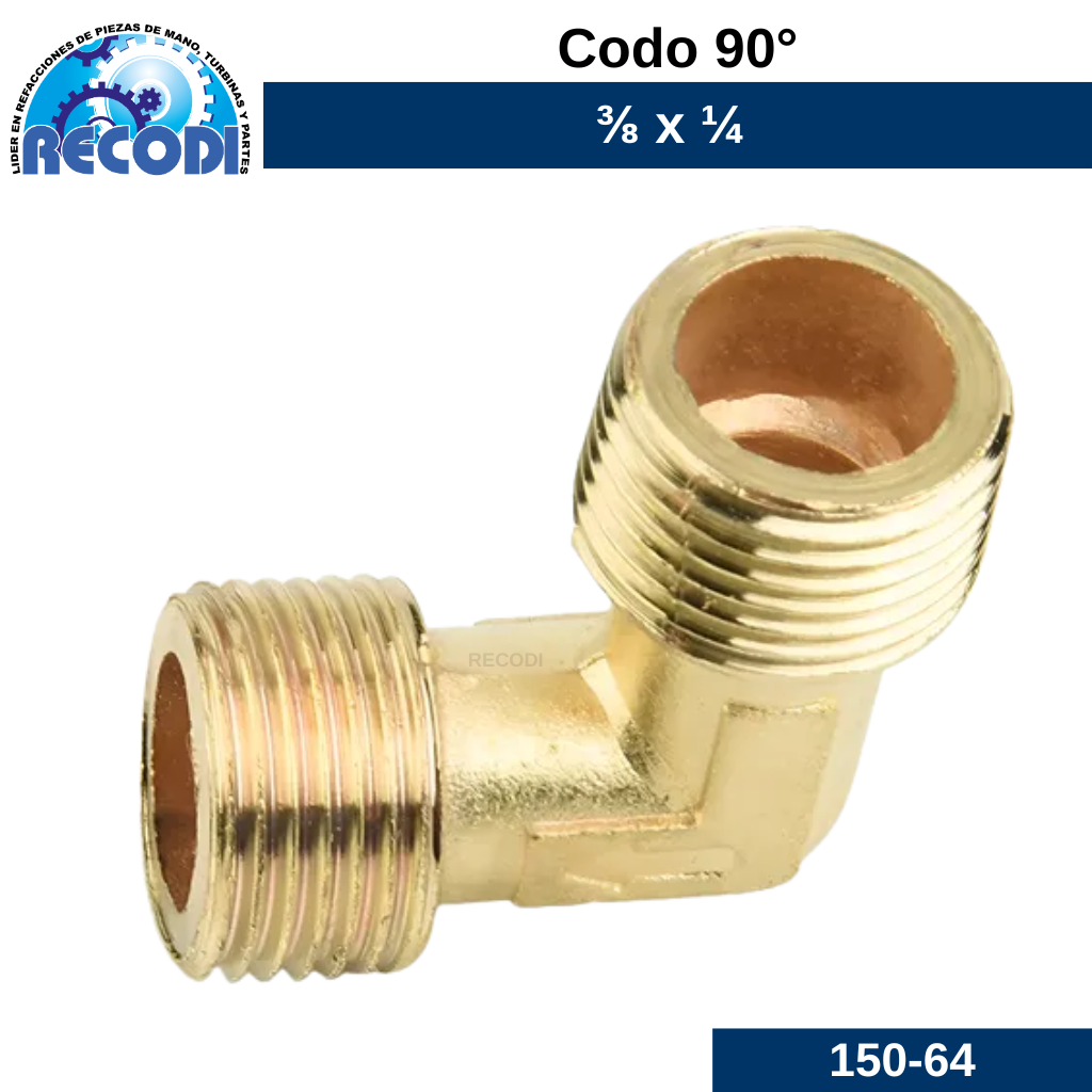 Codo 90 3/8 x 1/4