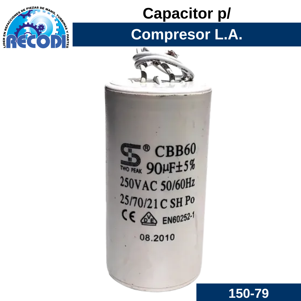 Capacitor compresor L.A.
