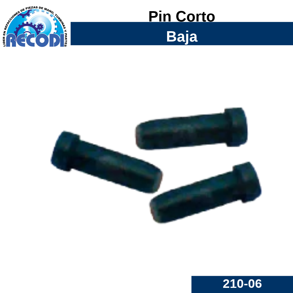Pin corto p/ baja