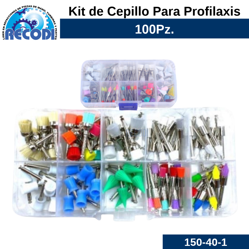 Kit de puntas profilaxis 100pz.