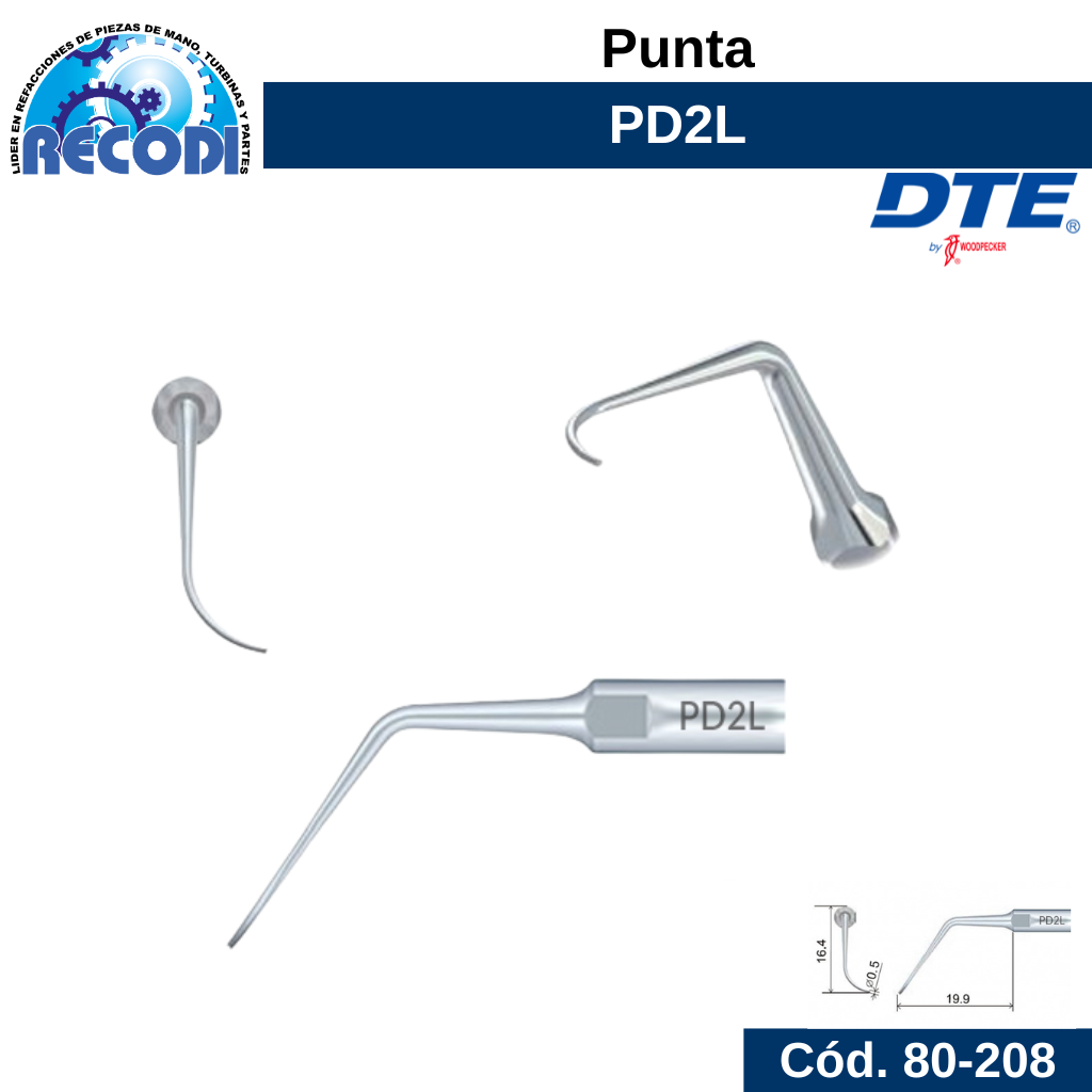 Punta escariador PD2L