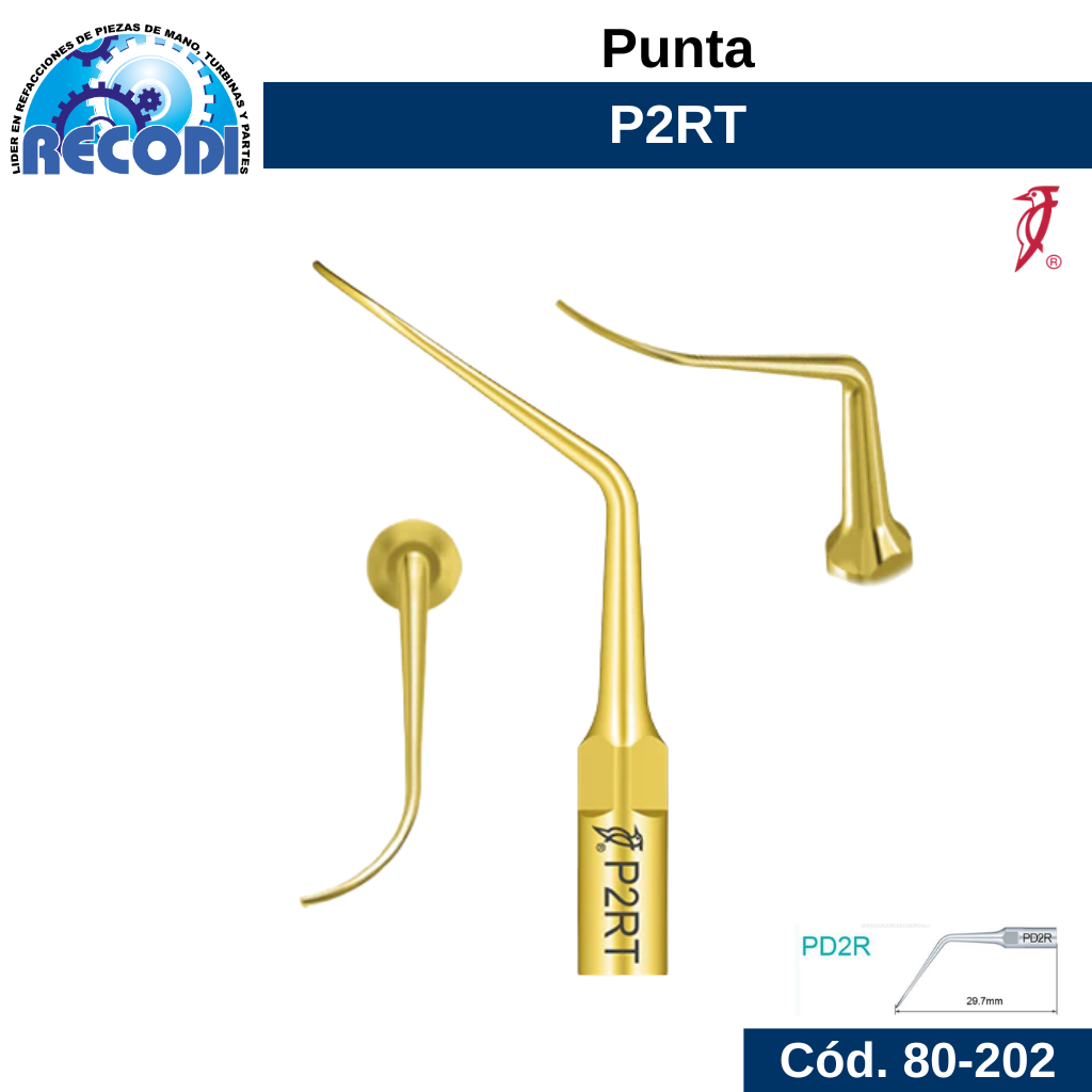 Punta escariador P2RT