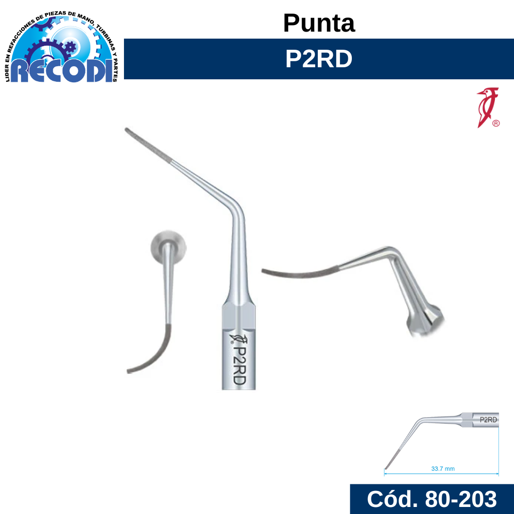 Punta escariador P2RD
